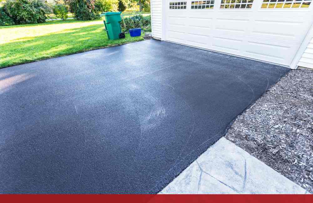 Driveway sealing complete