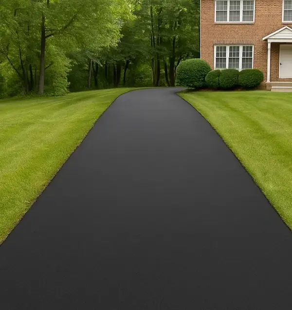Driveway sealing result